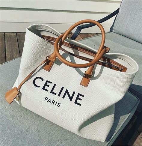 celine horizontal cabas canvas bag|Celine phantom tote bag.